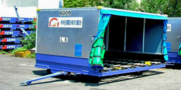 無動力鋁櫃貨盤拖車:NPT-004